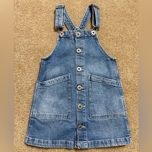 H&M Girl’s Denim Overall Dress,‎ Blue, 3T